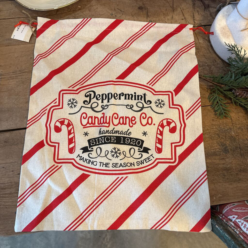 FABRIC GIFT BAG WITH DRAWSTRING TOP