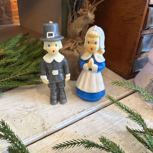 PILGRIM BOY AND GIRL CANDLES
