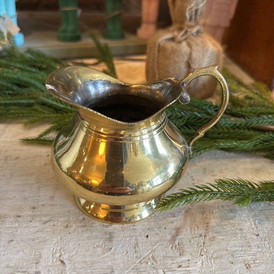 VINTAGE BRASS CREAMER