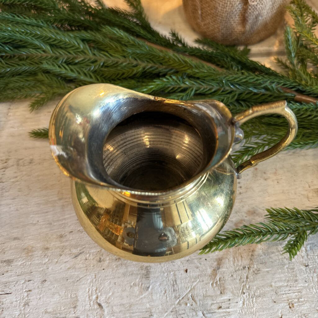 VINTAGE BRASS CREAMER
