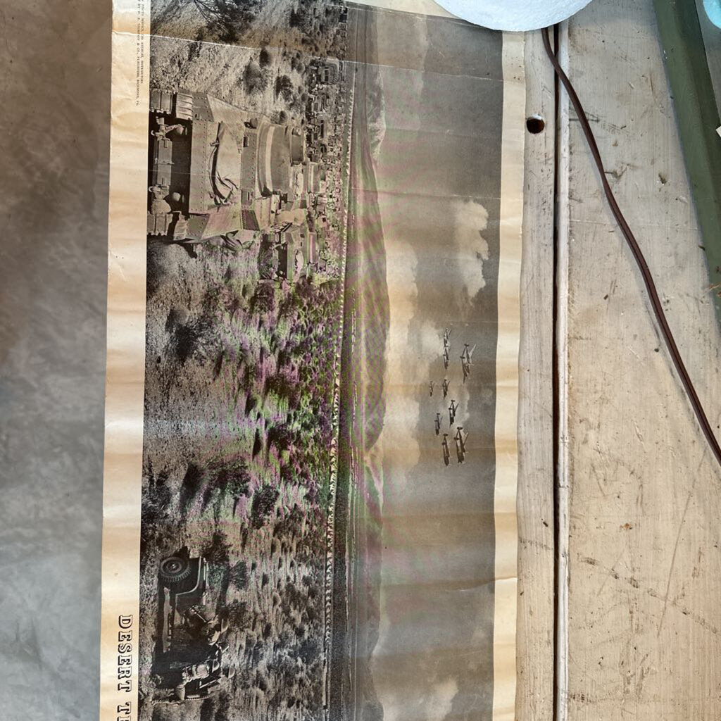 "DESERT TRAINING CENTER, CALIFORNIA" PANORAMIC PICTURE