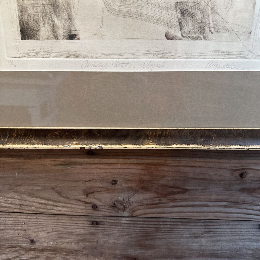 FRAMED "ORIENTAL HOTEL, ALGERIA"