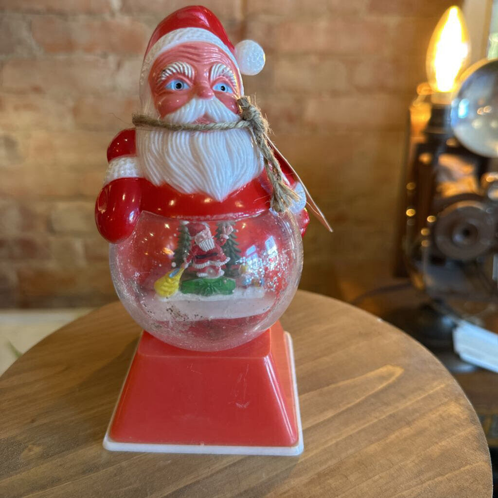 VINTAGE SANTA SNOW GLOBE