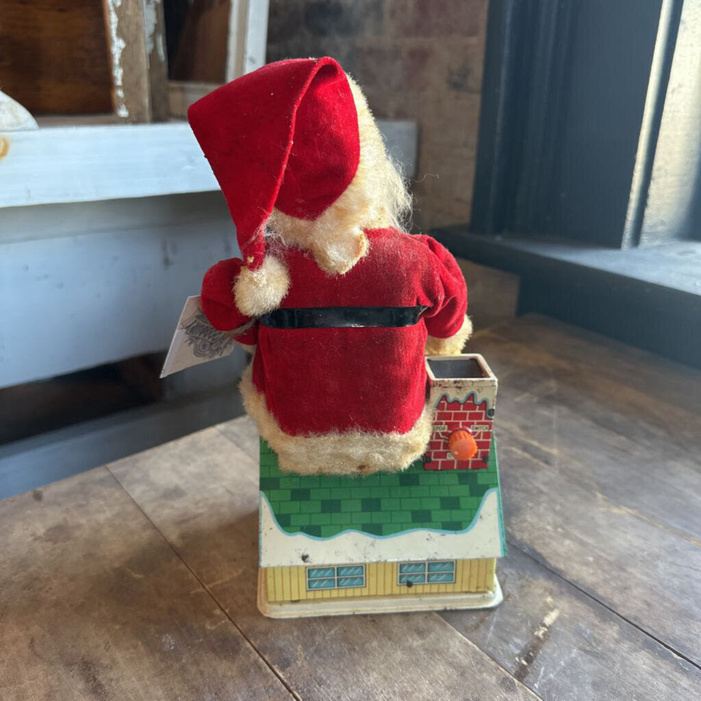 VINTAGE NOEL SANTA COIN BANK