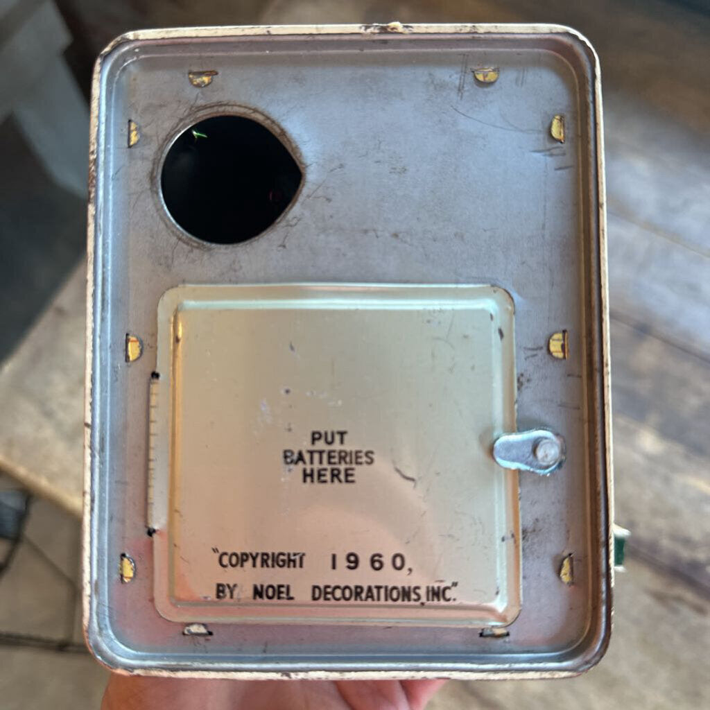 VINTAGE NOEL SANTA COIN BANK