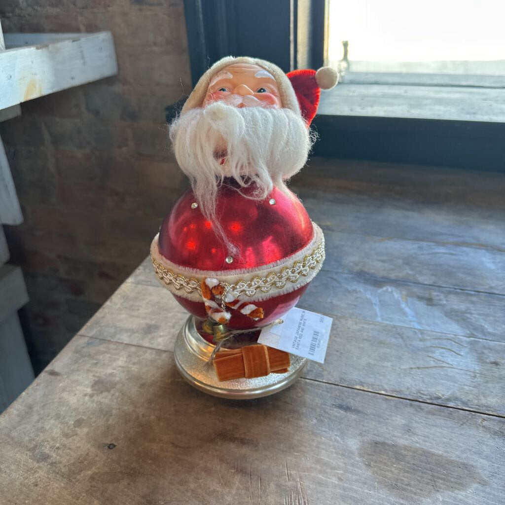 VINTAGE JAPANESE MUSIC BOX SANTA