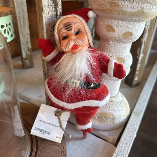 VINTAGE DANCING SANTA