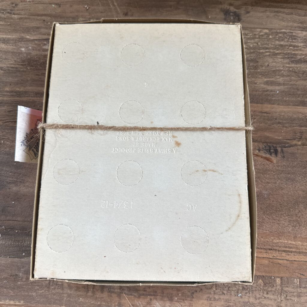 VINTAGE SHINY BRITE ORNAMENTS IN BOX