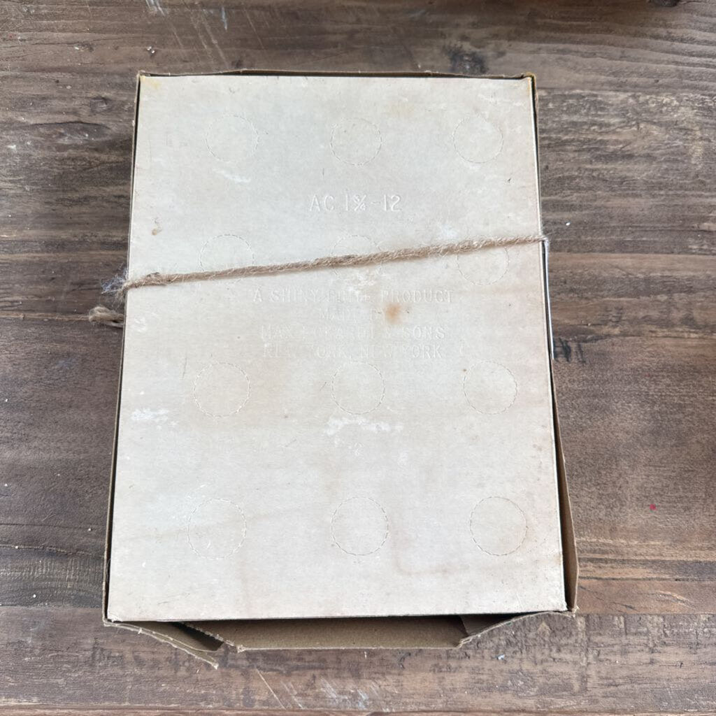 VINTAGE SHINY BRITE ORNAMENTS IN BOX