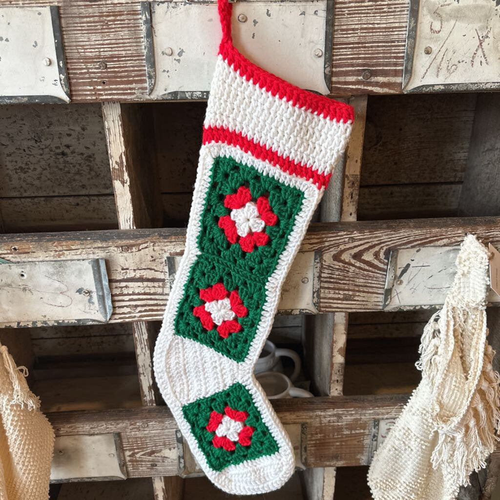 VINTAGE KNIT STOCKING
