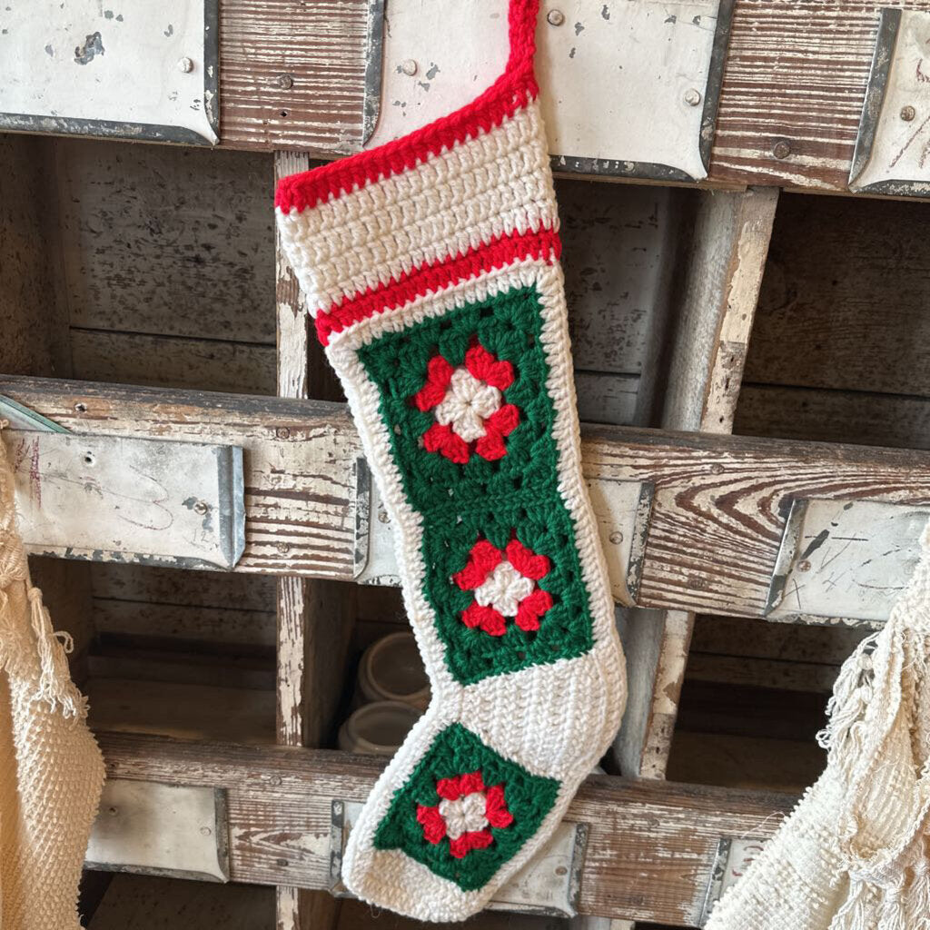 VINTAGE KNIT STOCKING