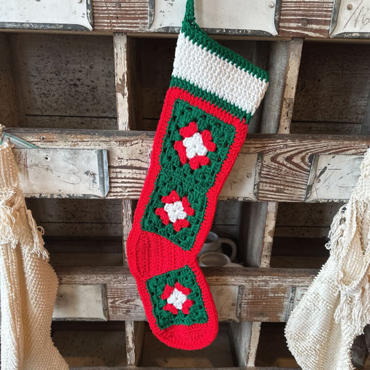 VINTAGE KNIT STOCKING