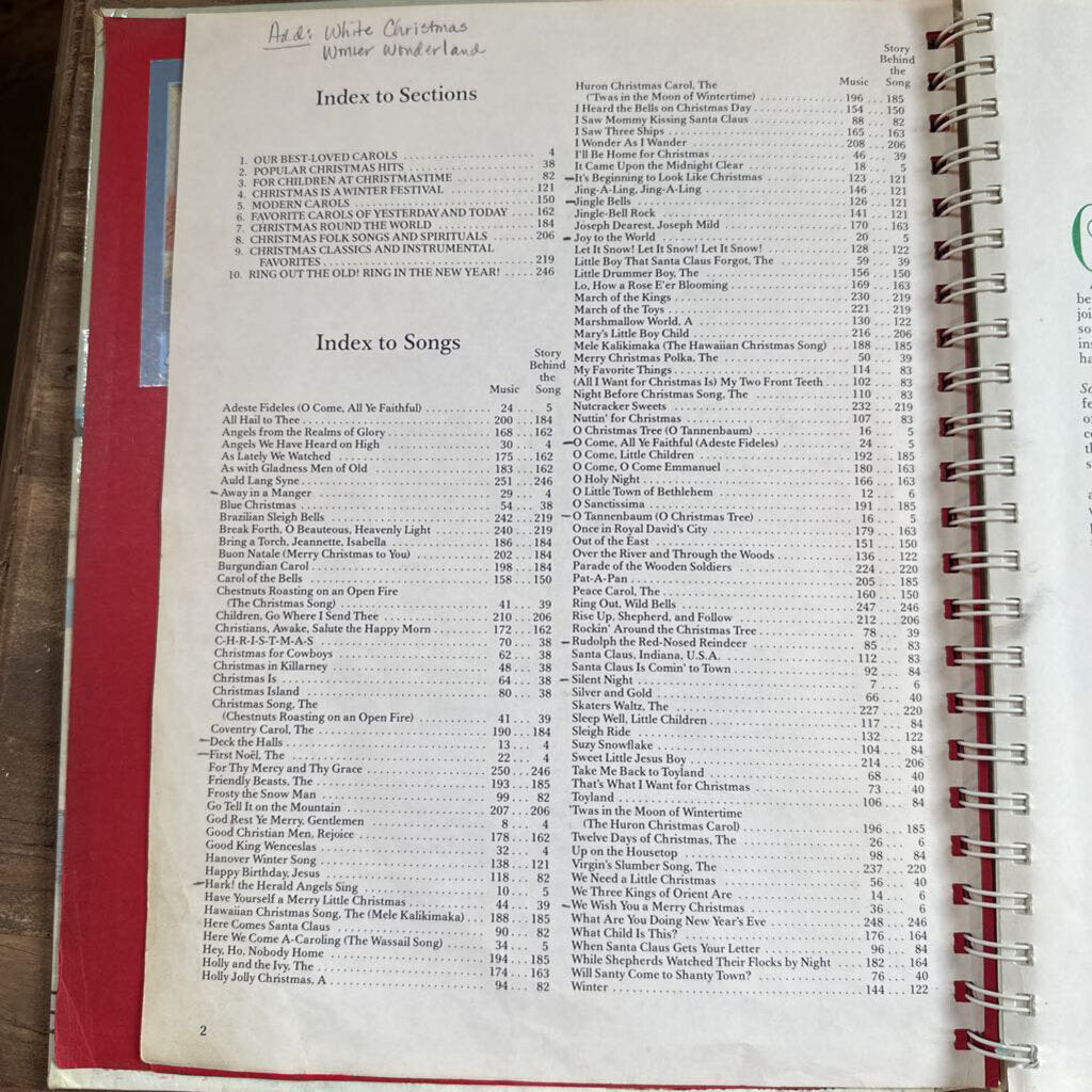 READER'S DIGEST MERRY CHRISTMAS SONGBOOK