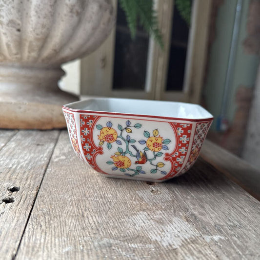 VINTAGE CERAMIC SQUARE BOWL