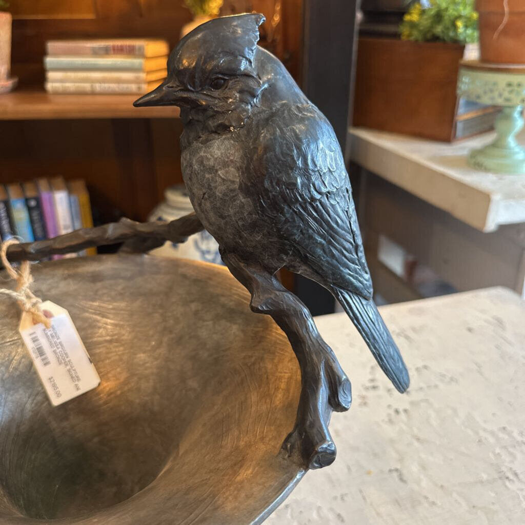 BRONZE BIRD/URN SCULPTURE BY MELISSA COOPER, SIGNED AND NUMBERED