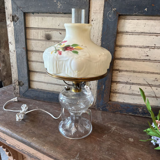 ANTIQUE PARLOR LAMP