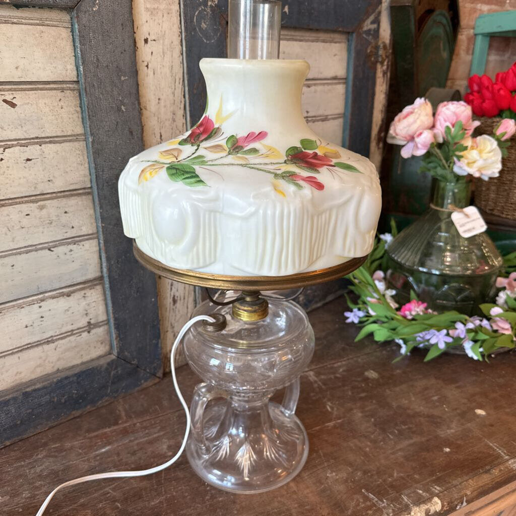 ANTIQUE PARLOR LAMP