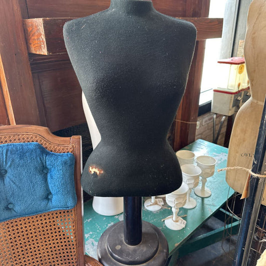 BUST ON WOODEN STAND