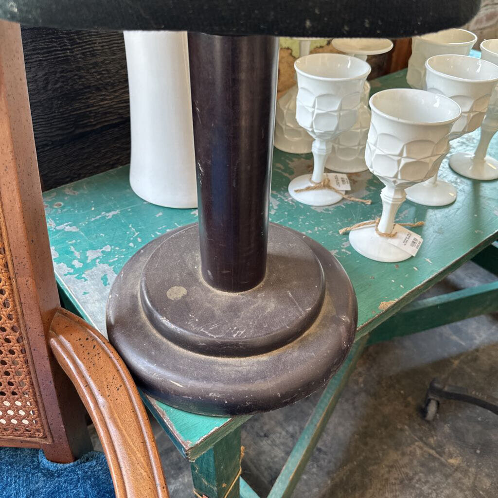BUST ON WOODEN STAND