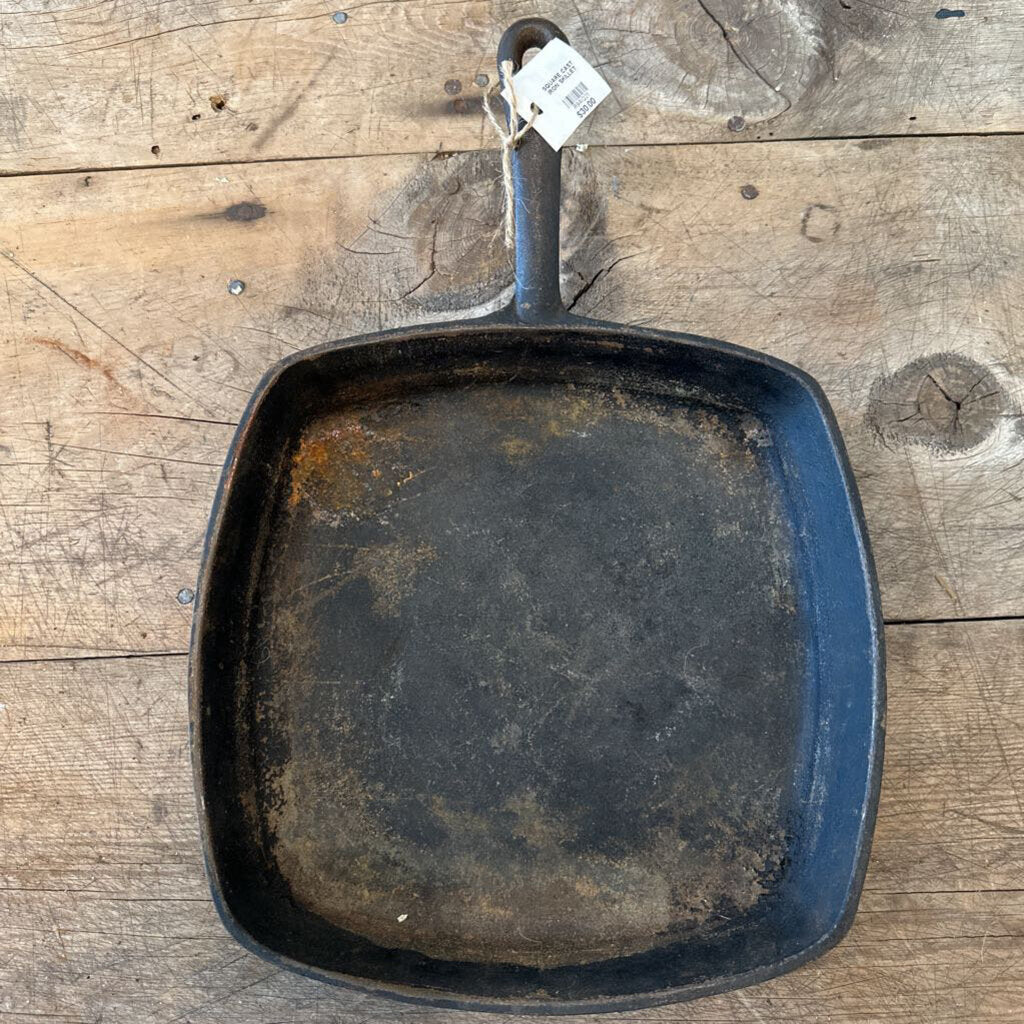 SQUARE CAST IRON SKILLET