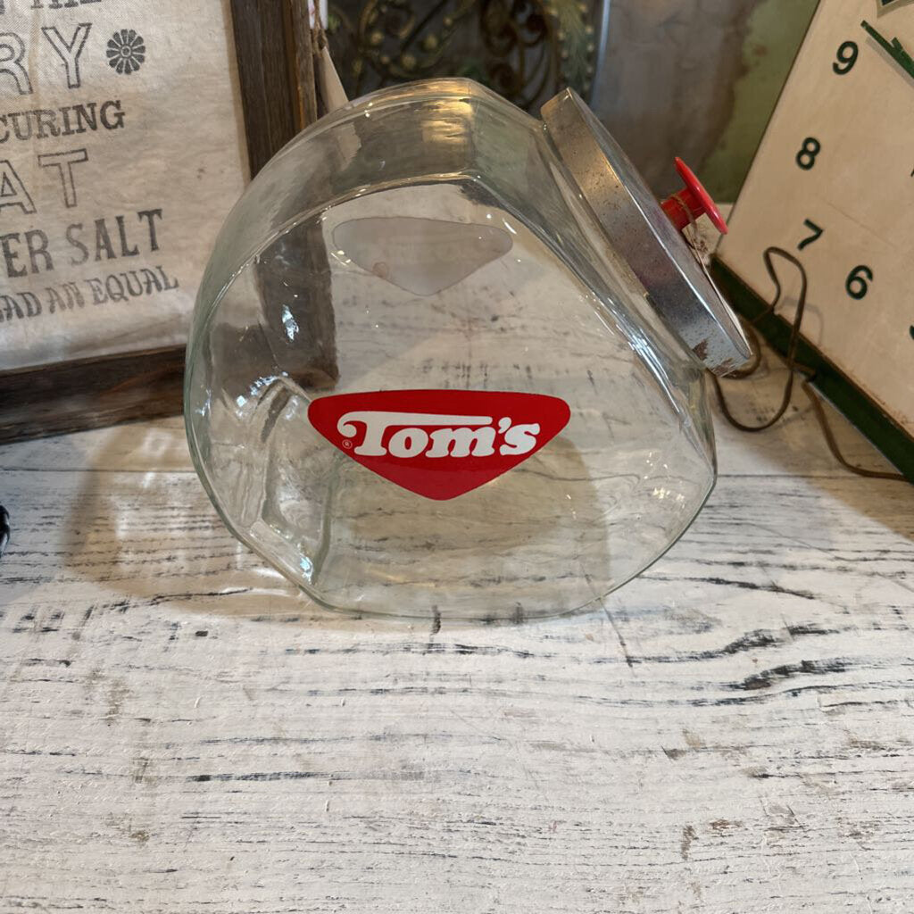 VINTGE TOM'S COUNTER JAR