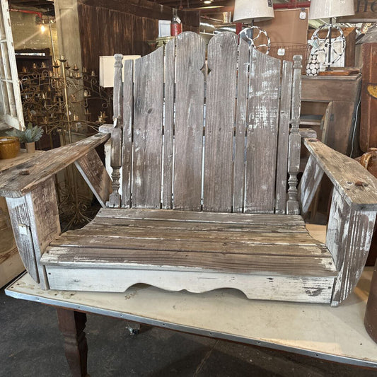WOODEN BENCH SWING