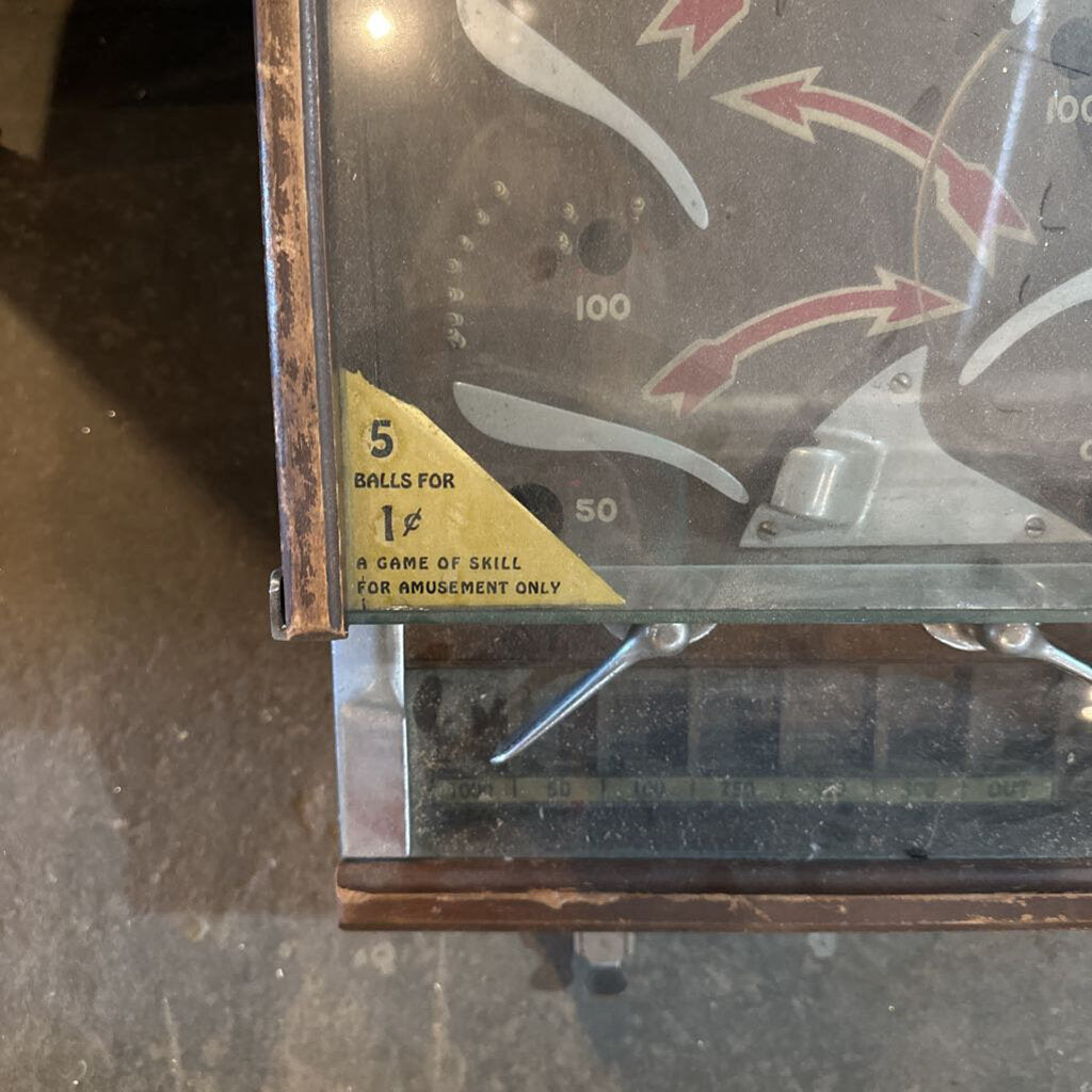 PRE WAR ORIGINAL TABLETOP PINBALL MACHINE