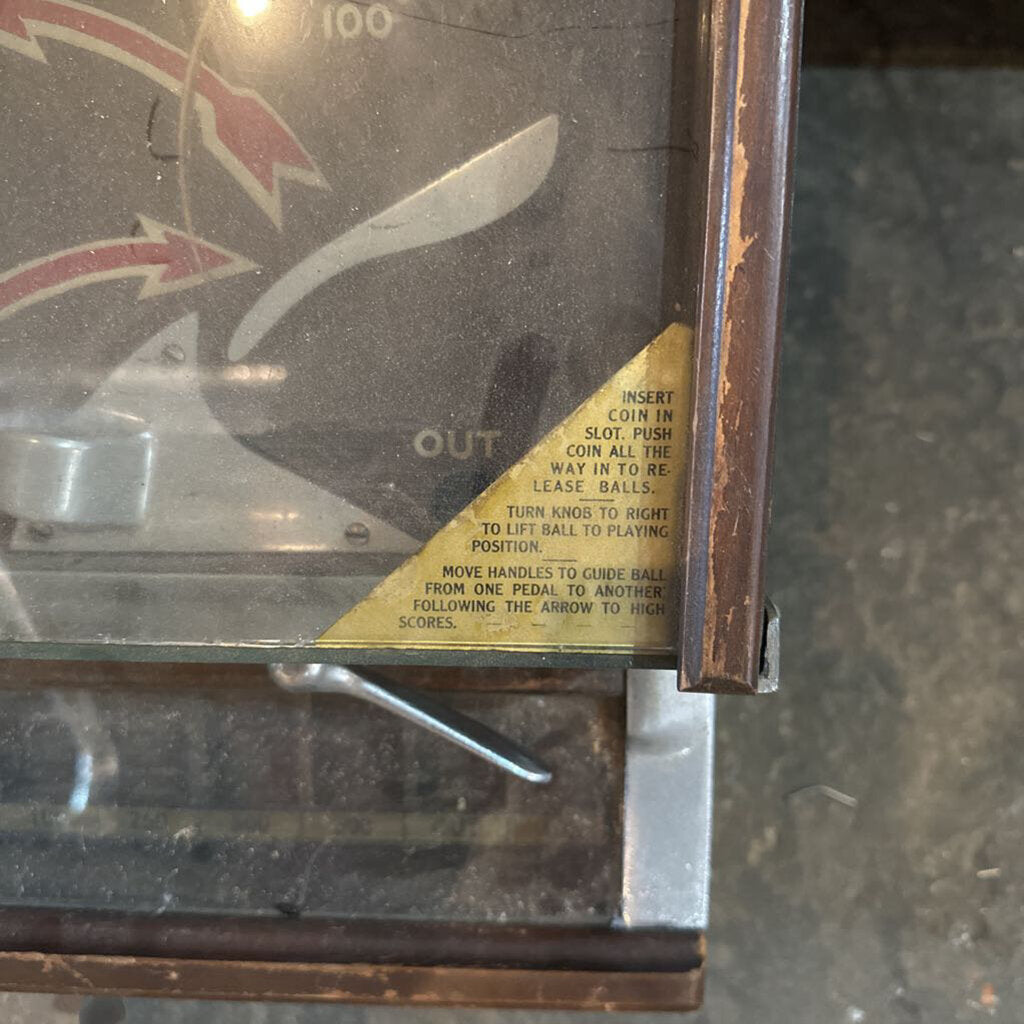 PRE WAR ORIGINAL TABLETOP PINBALL MACHINE