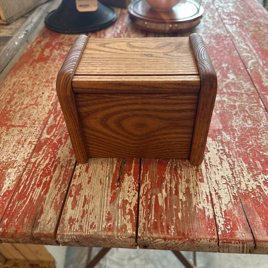 WOODEN RECIPE BOX