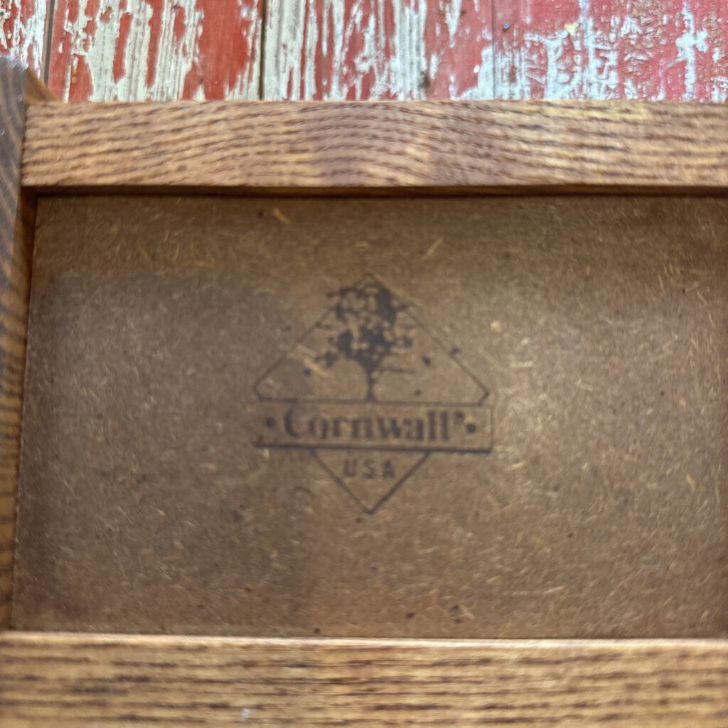 WOODEN RECIPE BOX