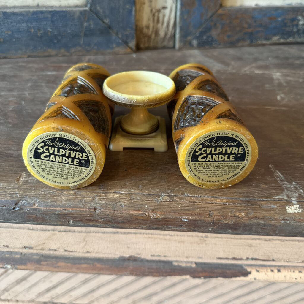 SCVLPYVRE CANDLES BY E.F. LAURENCE CO.