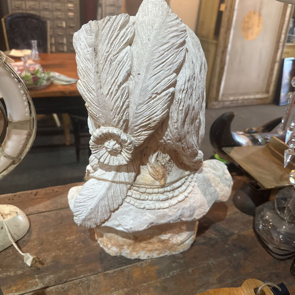 CONCRETE INDIAN HEAD