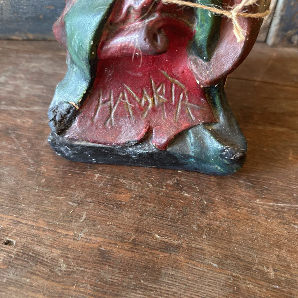 RARE SIGNED CHALKWARE BUST