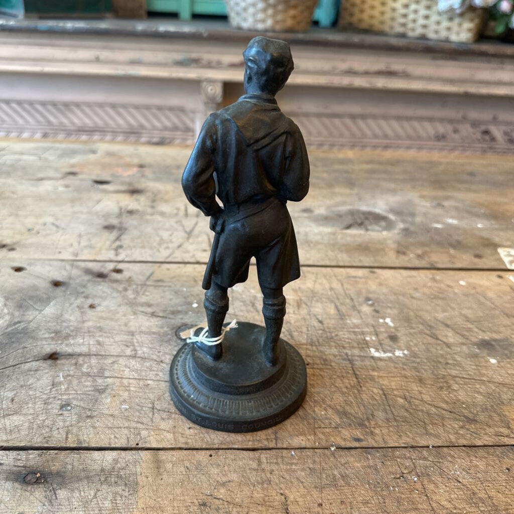 "THE IDEAL SCOUT" BRONZE SCULPTURE BY ROBERT TAIT MCKENZIE