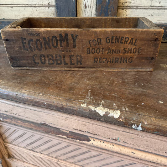 WOODEN COBBLER BOX