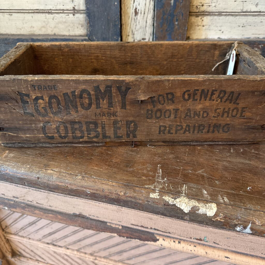 WOODEN COBBLER BOX