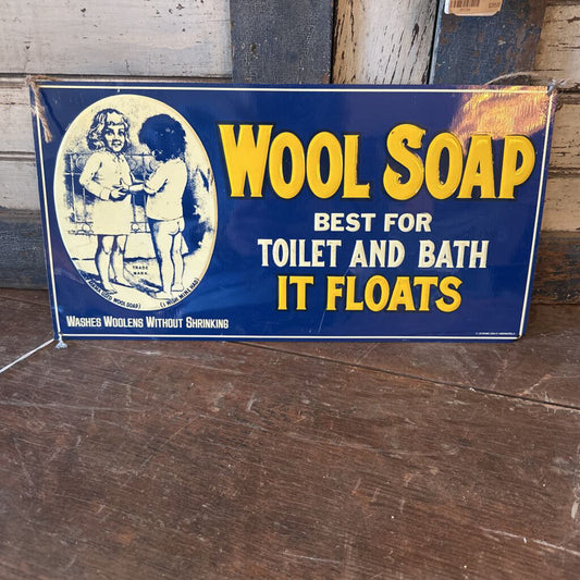 WOOL SOAP SIGN