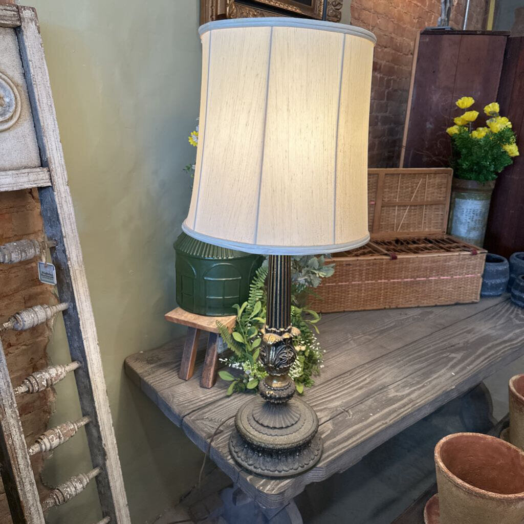 ORNATE BRASS LAMP