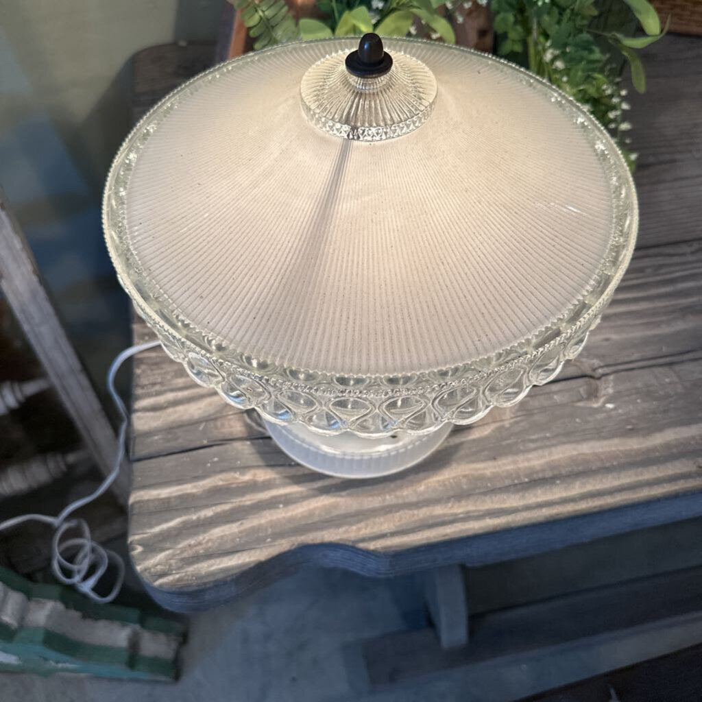 MILK GLASS LAMP