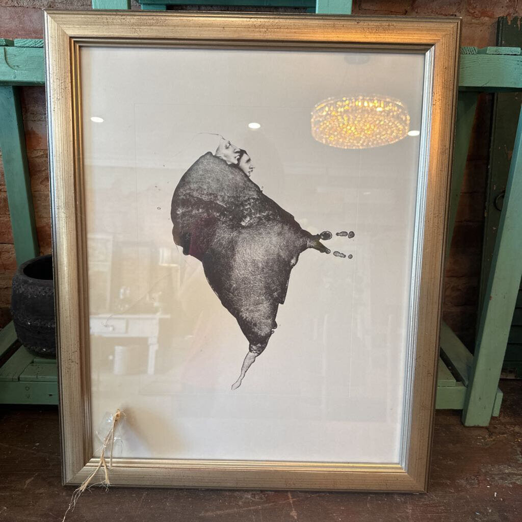 GALLERY FRAMED ORIGINAL INDIAN DRAWING BY FRANK HOWELL