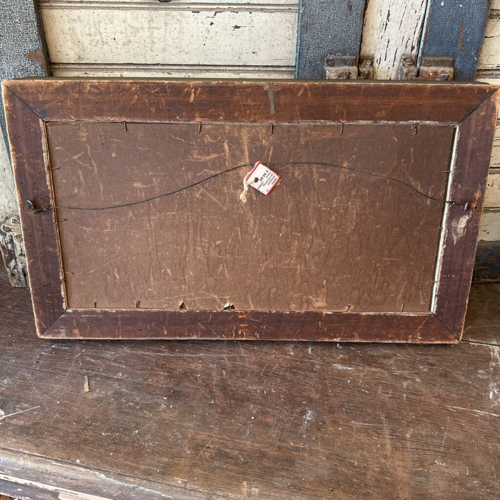 FRAMED ANTIQUE OIL PAINTING