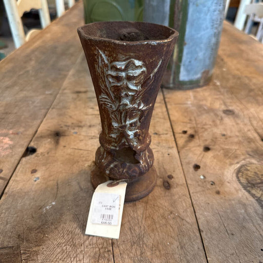 CAST IRON VASE