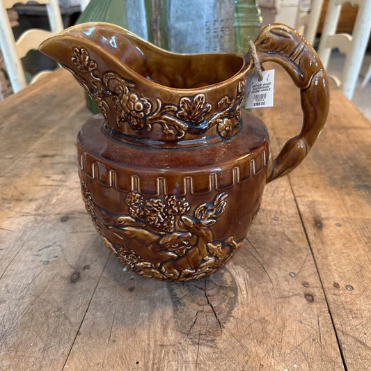 ARTHUR WOOD HOUND HANDLE PITCHER