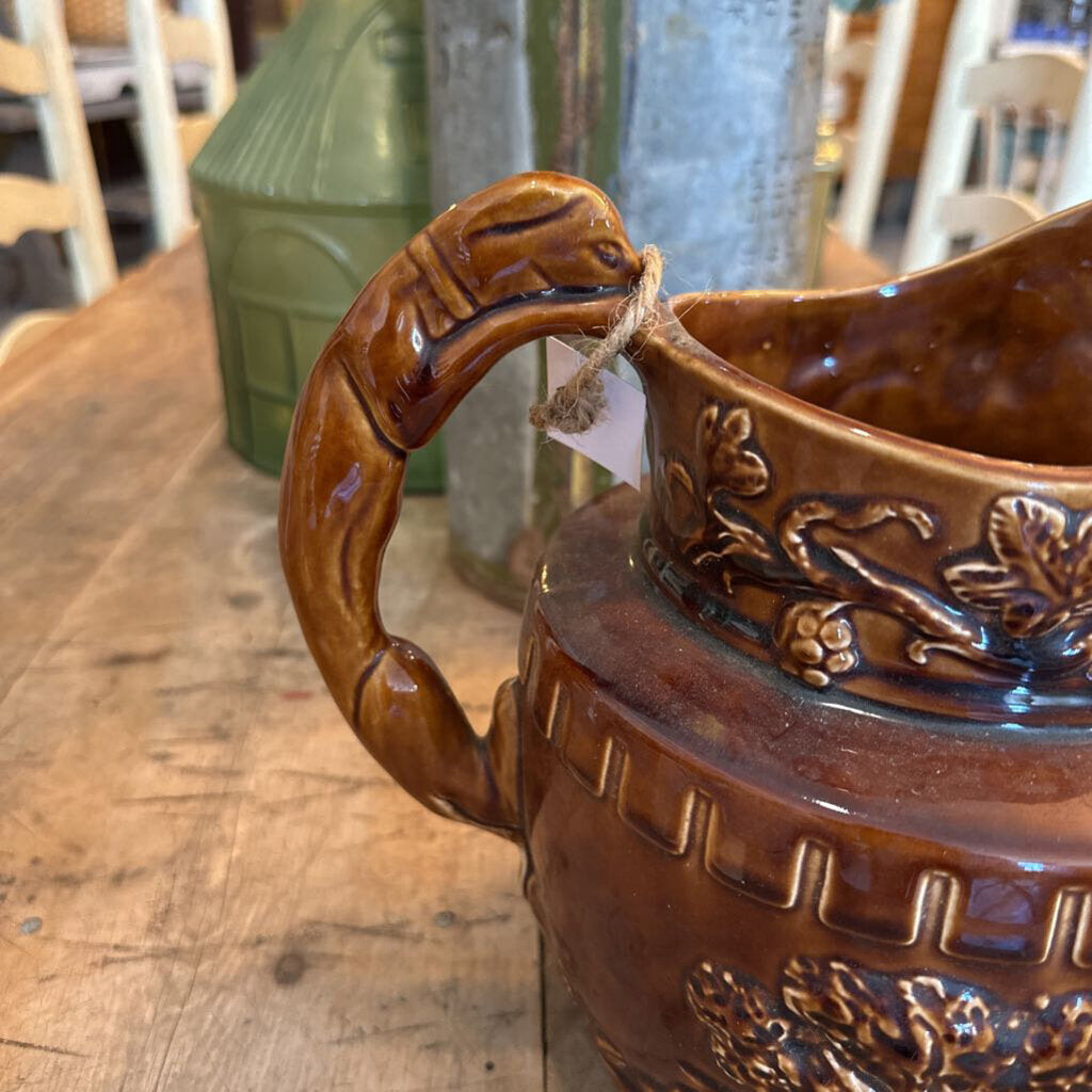 ARTHUR WOOD HOUND HANDLE PITCHER
