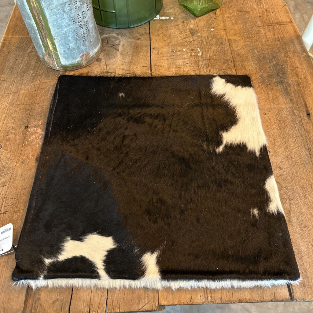 COWHIDE PILLOW COVER