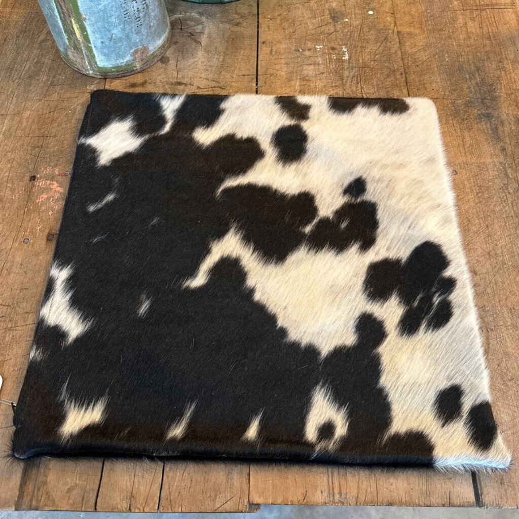 COWHIDE PILLOW COVER