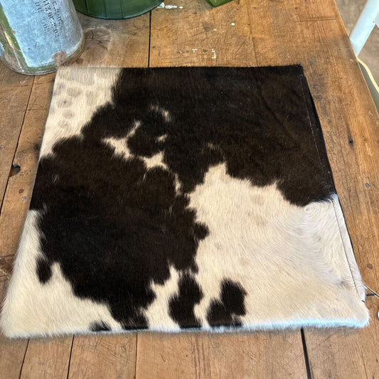 COWHIDE PILLOW COVER