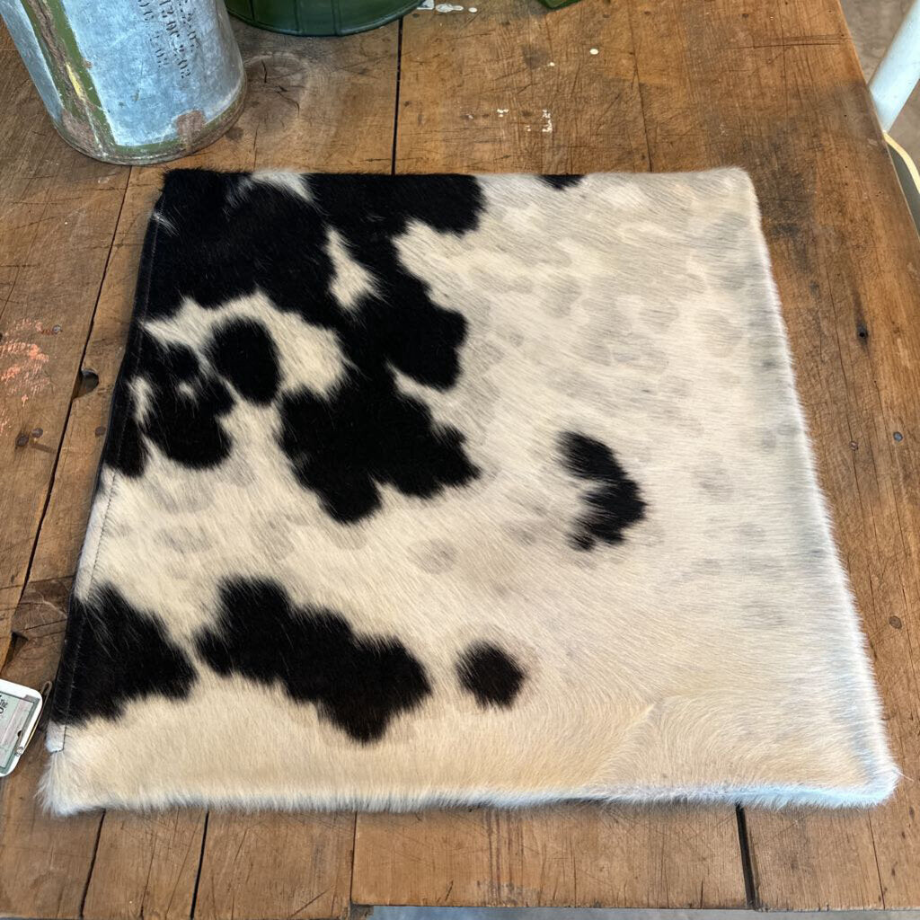 COWHIDE PILLOW COVER