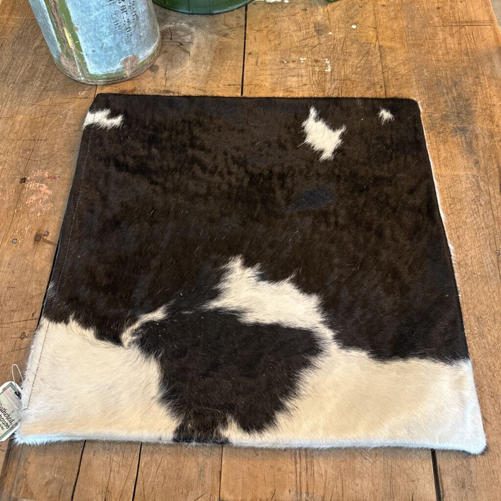 COWHIDE PILLOW COVER