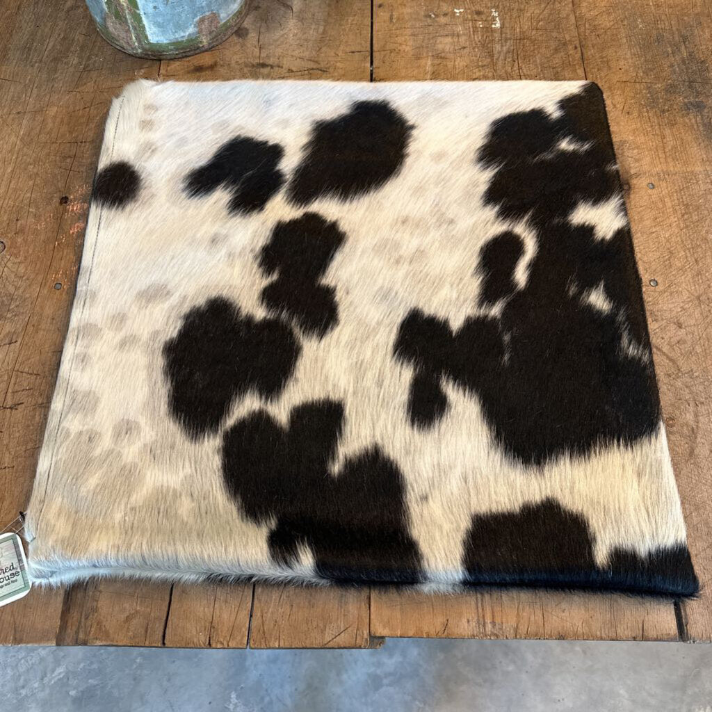 COWHIDE PILLOW COVER